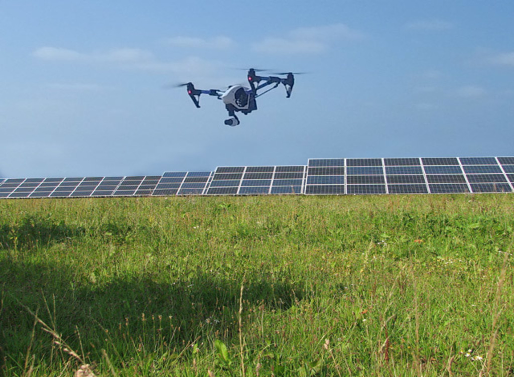 Drones are revolutionizing the solar industry globally