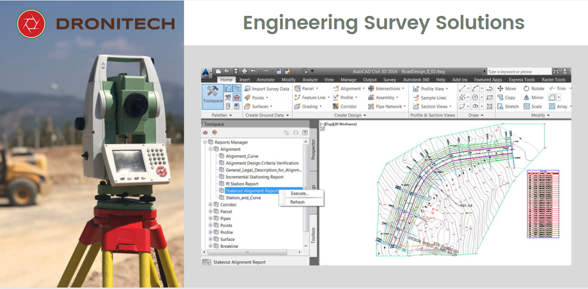 Drone Aerial Land Surveying UAV Drone Survey Land Inspection Services