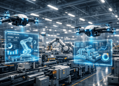 How AI Drones Enable Digital Twins in Manufacturing Plants