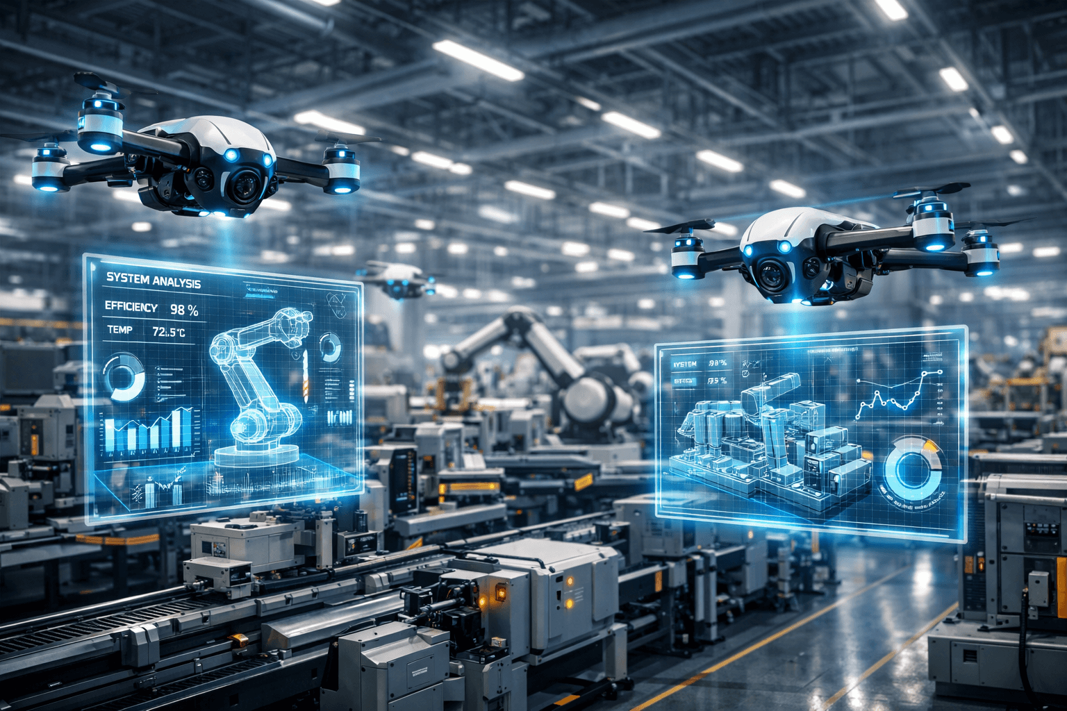 How AI Drones Enable Digital Twins in Manufacturing Plants