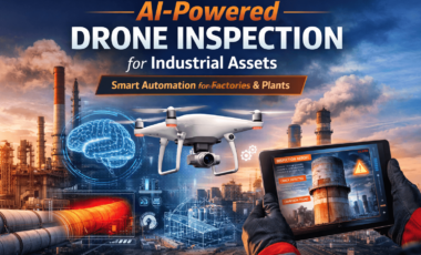 AI-Powered Drone Inspection for Industrial Assets: