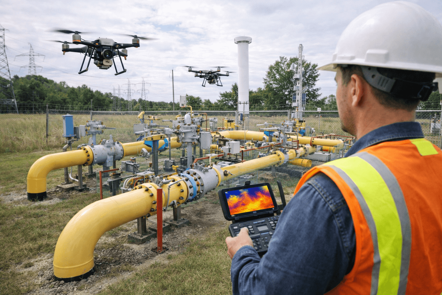 Drone Monitoring for Gas Distribution Networks Is Transforming Urban Infrastructure Safety