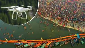 Drone surveillance monitoring crowd safety