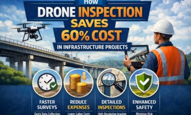 How Drone Inspection Saves 60 Percent Cost in Infrastructure Projects
