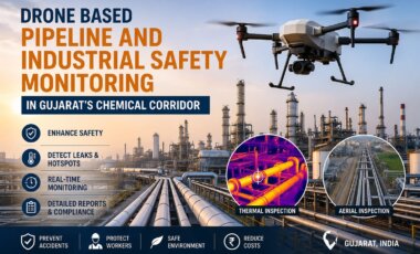 Industrial Drone Inspection in Gujarat | Pipeline & Safety Monitoring