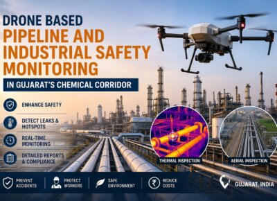 Industrial Drone Inspection in Gujarat | Pipeline & Safety Monitoring