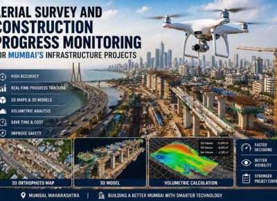 Drone Aerial Survey in Mumbai for Construction Progress Monitoring & 3D Mapping